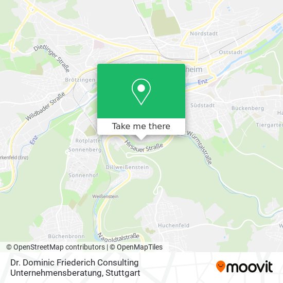 Dr. Dominic Friederich Consulting Unternehmensberatung map