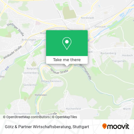 Карта Götz & Partner Wirtschaftsberatung