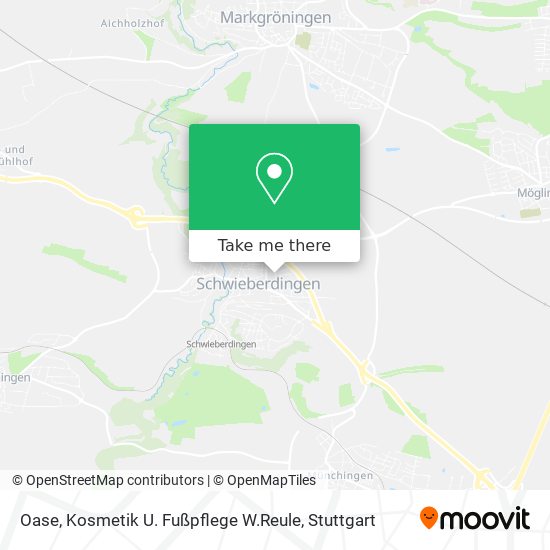 Oase, Kosmetik U. Fußpflege W.Reule map