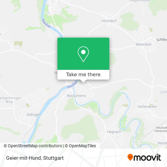 Geier-mit-Hund map