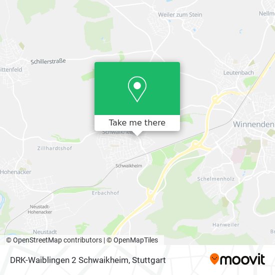 DRK-Waiblingen 2 Schwaikheim map