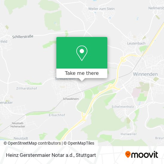 Heinz Gerstenmaier Notar a.d. map