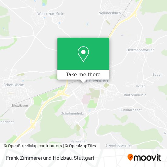 Frank Zimmerei und Holzbau map
