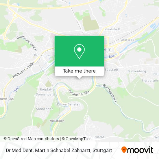 Dr.Med.Dent. Martin Schnabel Zahnarzt map