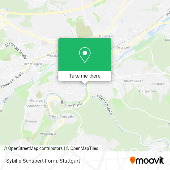 Карта Sybille Schubert Form