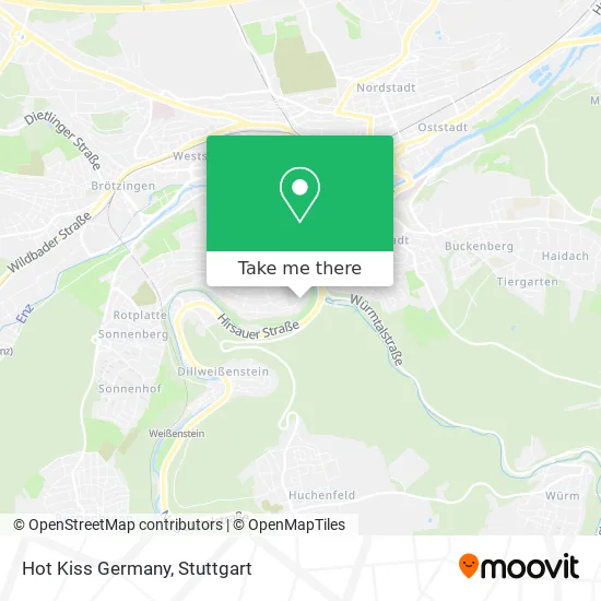 Карта Hot Kiss Germany