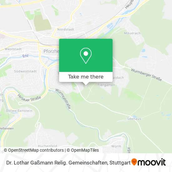 Карта Dr. Lothar Gaßmann Relig. Gemeinschaften