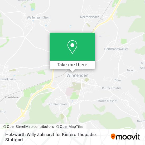 Holzwarth Willy Zahnarzt für Kieferorthopädie map
