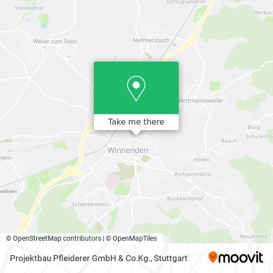 Projektbau Pfleiderer GmbH & Co.Kg. map