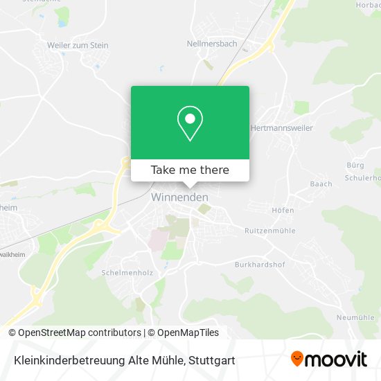 Kleinkinderbetreuung Alte Mühle map