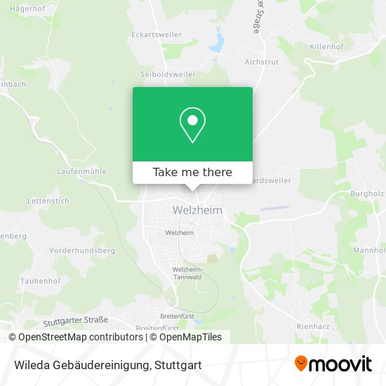 Wileda Gebäudereinigung map