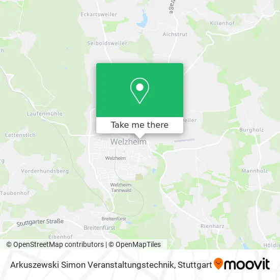 Карта Arkuszewski Simon Veranstaltungstechnik