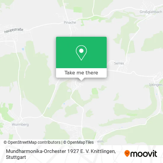 Карта Mundharmonika-Orchester 1927 E. V. Knittlingen