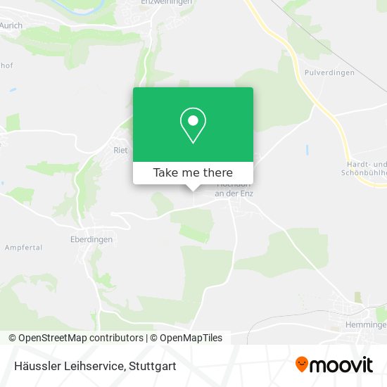 Häussler Leihservice map
