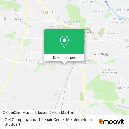 Карта C.K Company smart Repair Center Meisterbetrieb