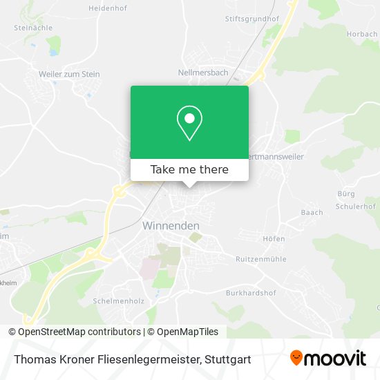 Thomas Kroner Fliesenlegermeister map