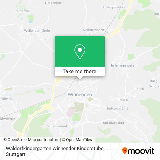 Waldorfkindergarten Winnender Kinderstube map