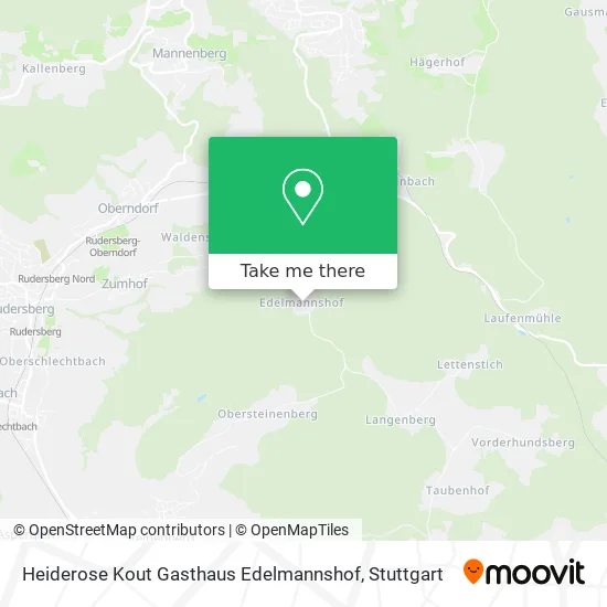 Карта Heiderose Kout Gasthaus Edelmannshof