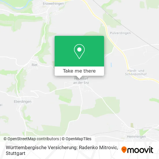 Карта Württembergische Versicherung: Radenko Mitrovic