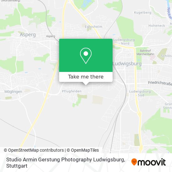 Studio Armin Gerstung Photography Ludwigsburg map