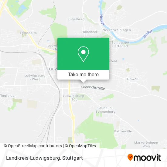 Карта Landkreis-Ludwigsburg