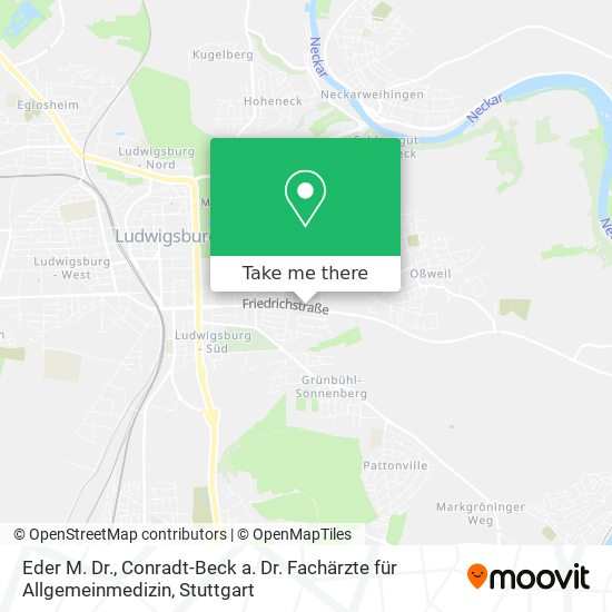 Eder M. Dr., Conradt-Beck a. Dr. Fachärzte für Allgemeinmedizin map
