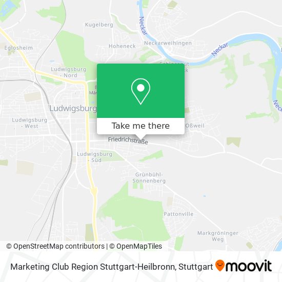 Marketing Club Region Stuttgart-Heilbronn map