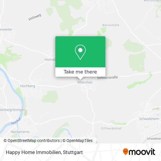 Happy Home Immobilien map