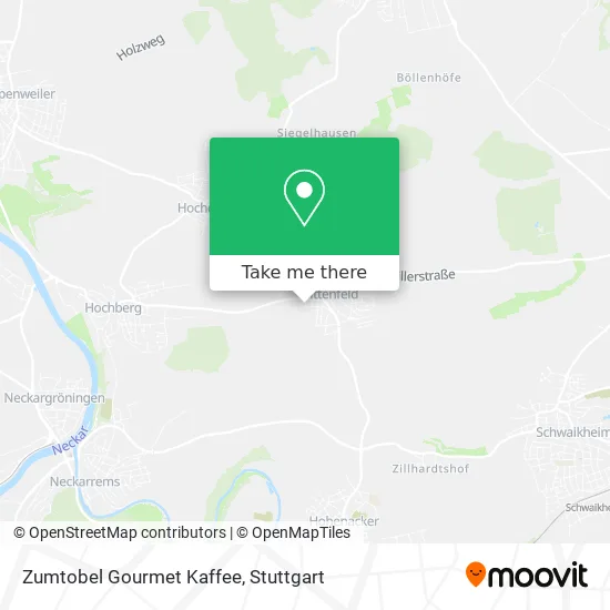 Карта Zumtobel Gourmet Kaffee