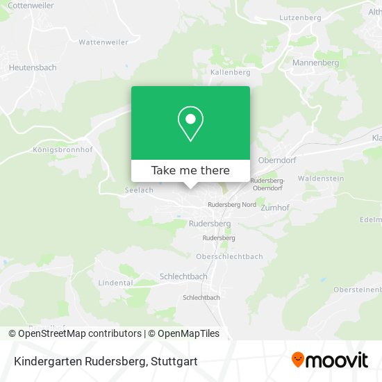 Карта Kindergarten Rudersberg