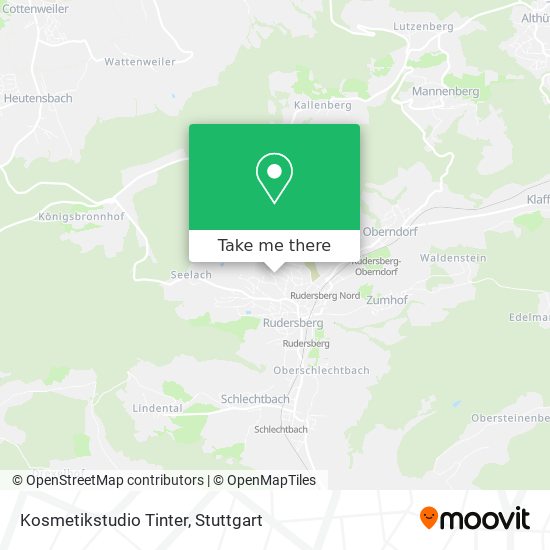 Kosmetikstudio Tinter map