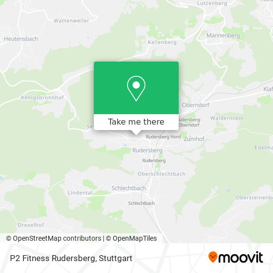 P2 Fitness Rudersberg map