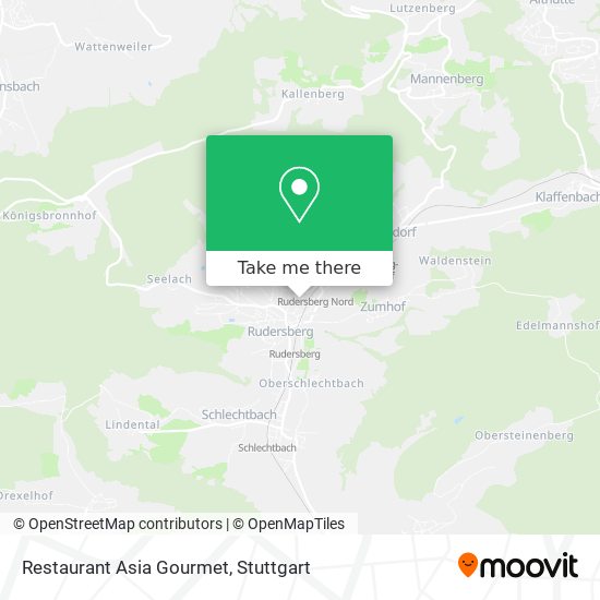 Карта Restaurant Asia Gourmet