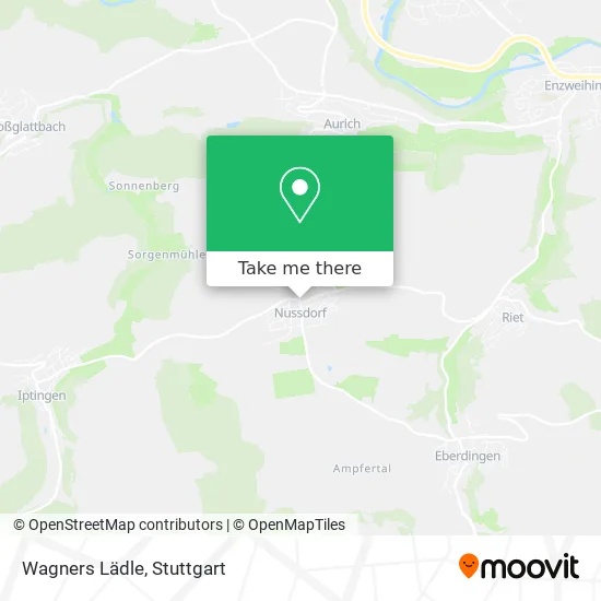 Карта Wagners Lädle