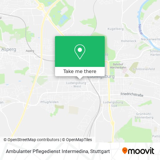 Ambulanter Pflegedienst Intermedina map