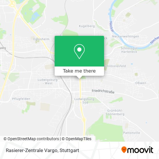 Rasierer-Zentrale Vargo map