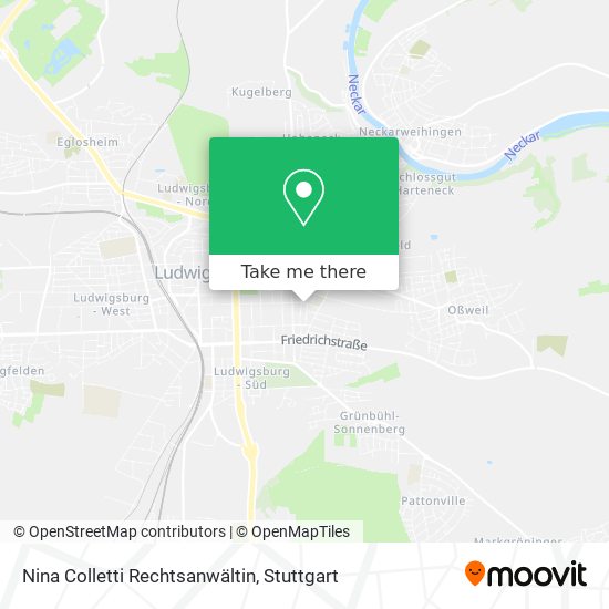 Карта Nina Colletti Rechtsanwältin