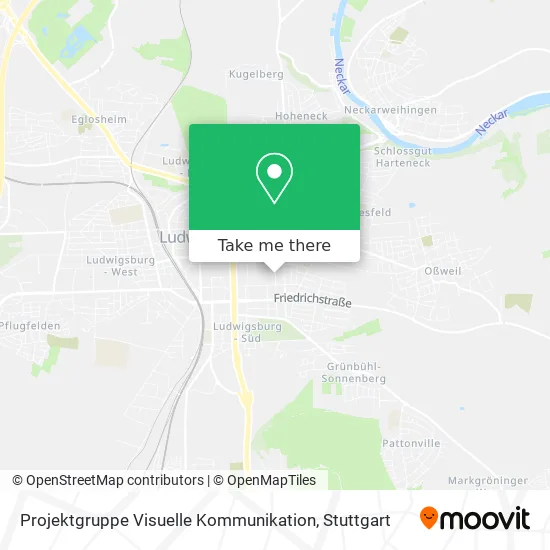 Карта Projektgruppe Visuelle Kommunikation