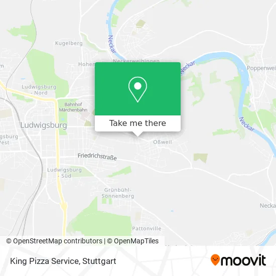 Карта King Pizza Service