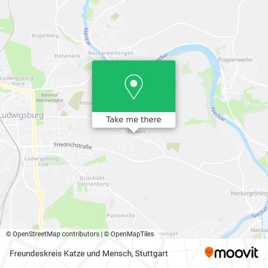 Freundeskreis Katze und Mensch map