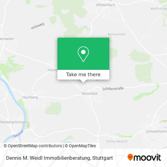 Dennis M. Weidl Immobilienberatung map