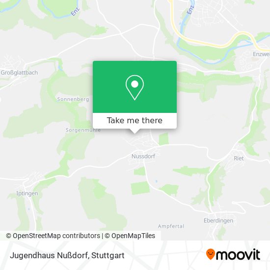 Jugendhaus Nußdorf map