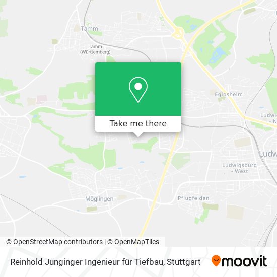 Reinhold Junginger Ingenieur für Tiefbau map