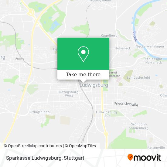 Sparkasse Ludwigsburg map