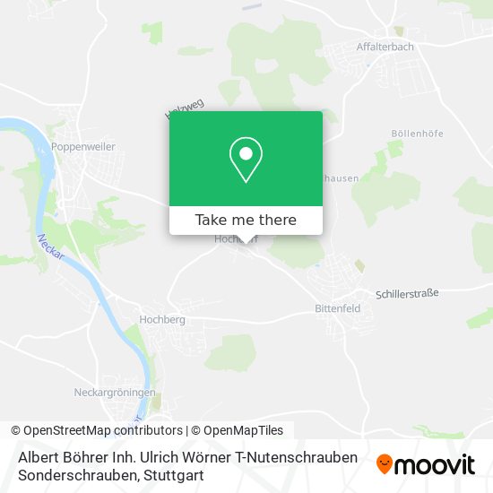 Albert Böhrer Inh. Ulrich Wörner T-Nutenschrauben Sonderschrauben map