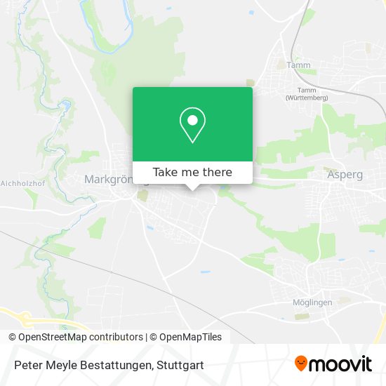 Peter Meyle Bestattungen map