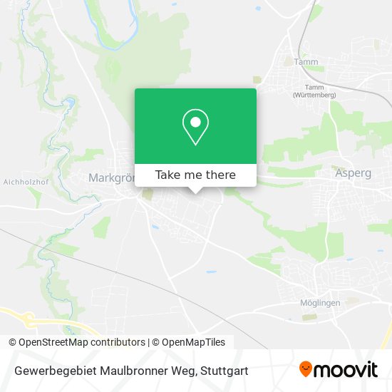 Gewerbegebiet Maulbronner Weg map