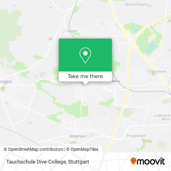 Tauchschule Dive-College map