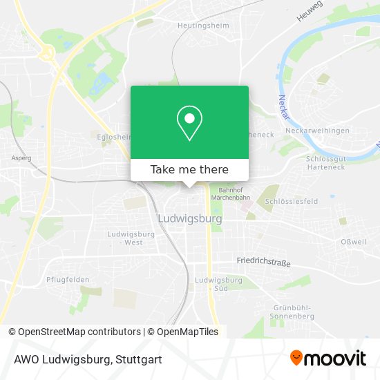 AWO Ludwigsburg map