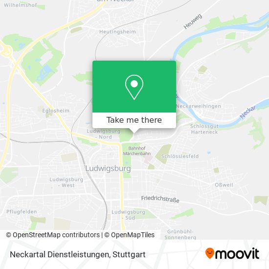 Neckartal Dienstleistungen map